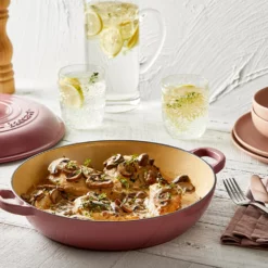 Baccarat Le Connoisseur Round French Saute Pan 31cm Pink -Cookware Shop PCP 1040470 4