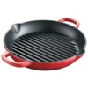 Baccarat Le Connoisseur Cast Iron Round Grill Pan 28cm Red -Cookware Shop PCP 1040473