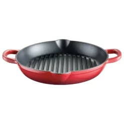 Baccarat Le Connoisseur Cast Iron Round Grill Pan 28cm Red -Cookware Shop PCP 1040473 3