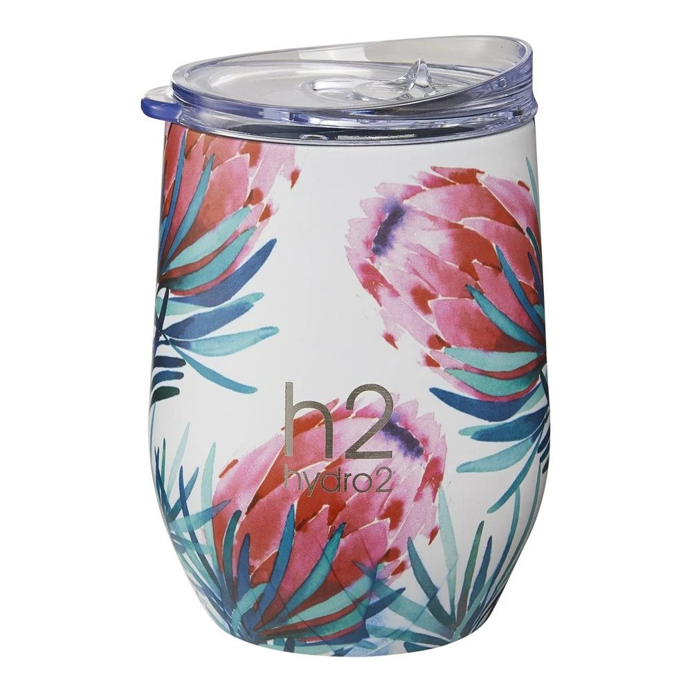H2 Hydro2 Quench Tumbler 350ml Protea 3 H2 Hydro2 Quench Tumbler 350ml Protea