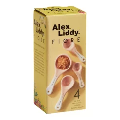 Alex Liddy Fiore Set Of 4 Measure Spoons Pink -Cookware Shop PCP 1041910 5
