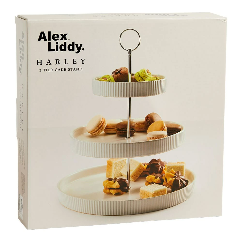 Alex Liddy Harley II 3 Tier Cakestand White 7 Alex Liddy Harley II 3 Tier Cakestand White - Image 5