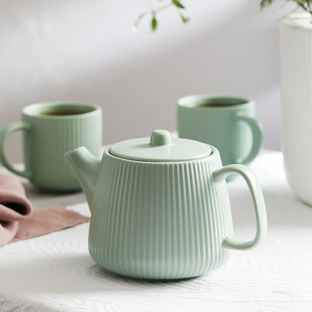 Alex Liddy Harley II Teapot 1L Sage 4 Alex Liddy Harley II Teapot 1L Sage - Image 2