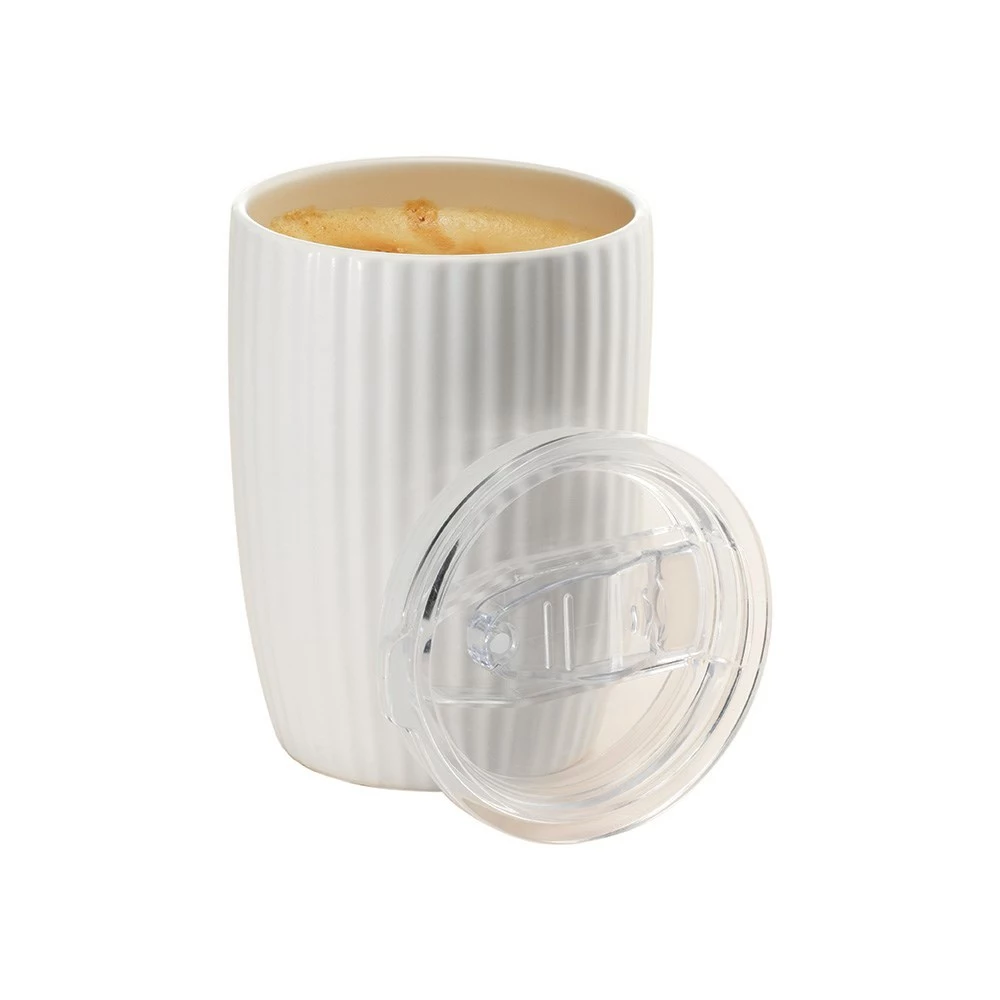 Alex Liddy Harley II Travel Mug 300ml White 3 Alex Liddy Harley II Travel Mug 300ml White