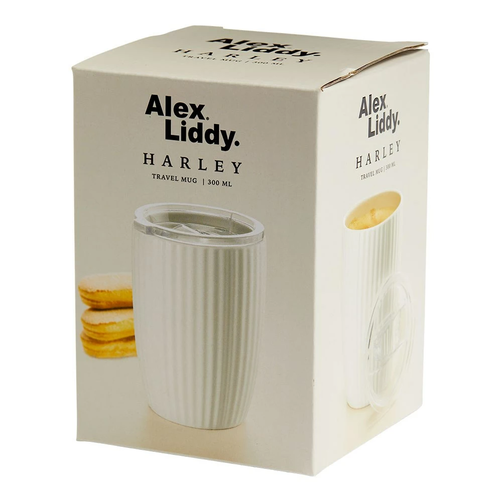 Alex Liddy Harley II Travel Mug 300ml White 5 Alex Liddy Harley II Travel Mug 300ml White - Image 3