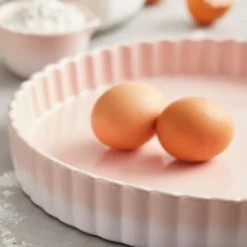 Alex Liddy Fiore Pie Dish 27cm Pink -Cookware Shop PCP 1041921 3