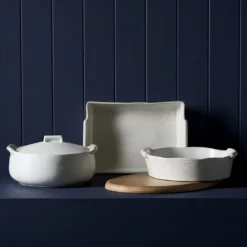 Robert Gordon Granite Feast Round Casserole 3L White -Cookware Shop ROB 504810 4