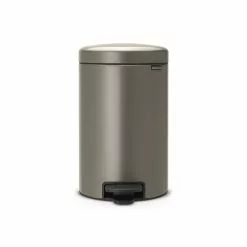 Brabantia NewICON 12L Pedal Bin Platinum