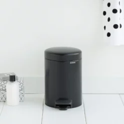 Brabantia NewICON Pedal Bin 3L Matt Black -Cookware Shop SAH 01885 3