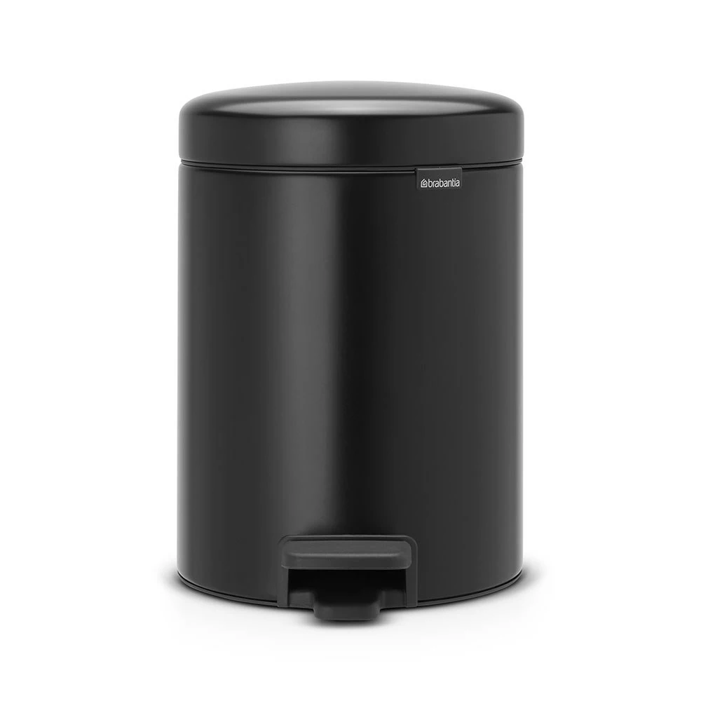 Brabantia NewICON Pedal Bin 5L Matt Black 3 Brabantia NewICON Pedal Bin 5L Matt Black