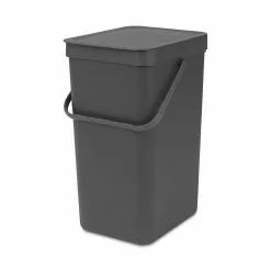 Brabantia Sort & Go Waste Bin 16L Grey