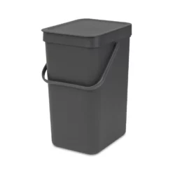 Brabantia Sort & Go Waste Bin 12L Grey
