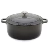 Chasseur 26cm/5.2L Round French Oven Caviar