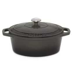 Chasseur 27cm/3.6L Oval French Oven Caviar