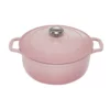 Chasseur Enamelled Cast Iron Round French Oven 26cm/5L Cherry Blossom Pink -Cookware Shop SAH 19532