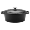 Chasseur 27cm/3.6L Oval French Oven Matte Black 1 Chasseur 27cm/3.6L Oval French Oven Matte Black -Cookware Shop SAH 19665