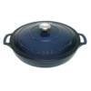Chasseur Round Casserole Liquorice Blue 2.5L 1 Chasseur Round Casserole Liquorice Blue 2.5L -Cookware Shop SAH 19931