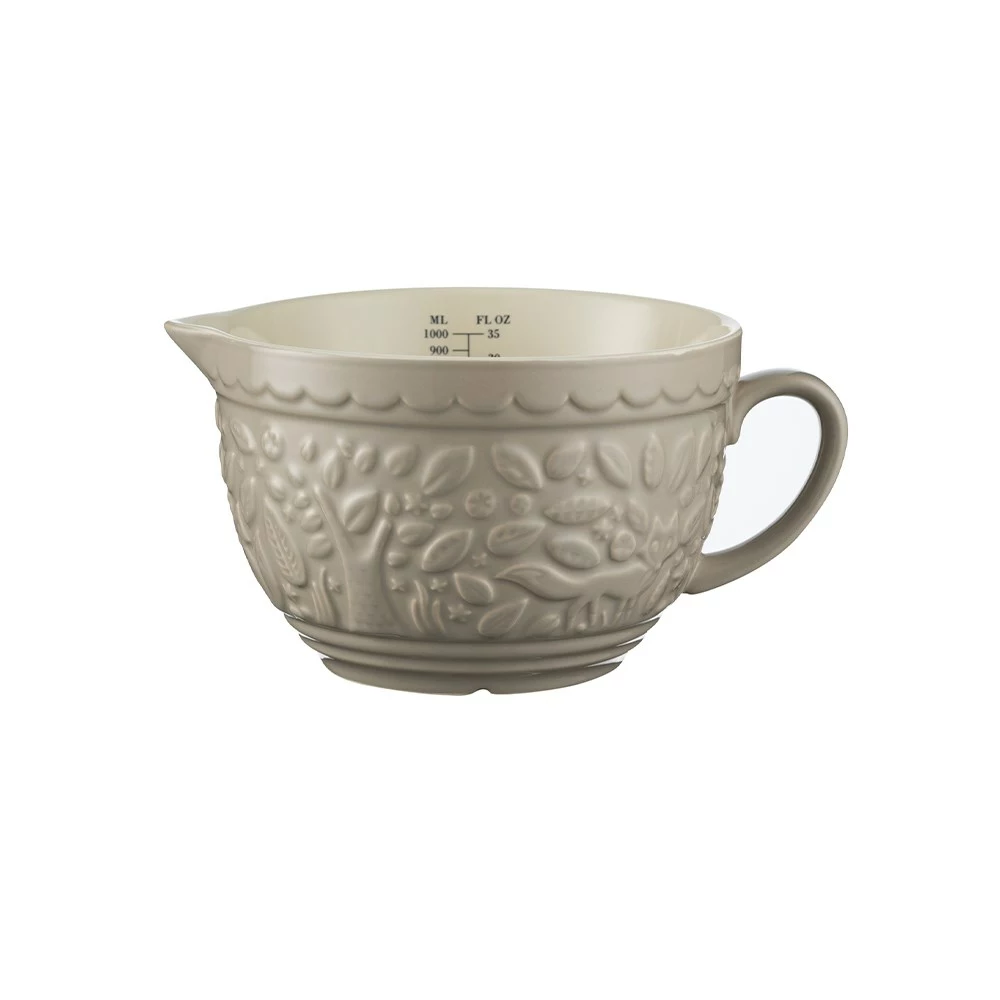 Mason Cash In The Forest Fox Measuring Jug 1L Stone 3 Mason Cash In The Forest Fox Measuring Jug 1L Stone