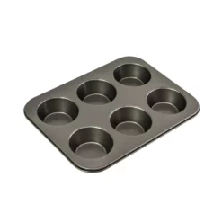 Bakemaster Classic 6 Cup Non-Stick Large Muffin Pan 35cm