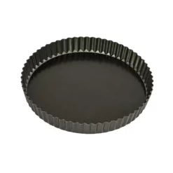 Bakemaster Classic Round Loose Base Quiche Pan 25cm