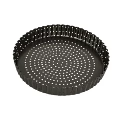 Bakemaster Perfect Crust Non-Stick Loose Base Quiche Pan 25cm