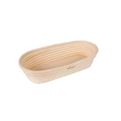 Bakemaster Oval Rattan Proving Basket 27 X 13cm