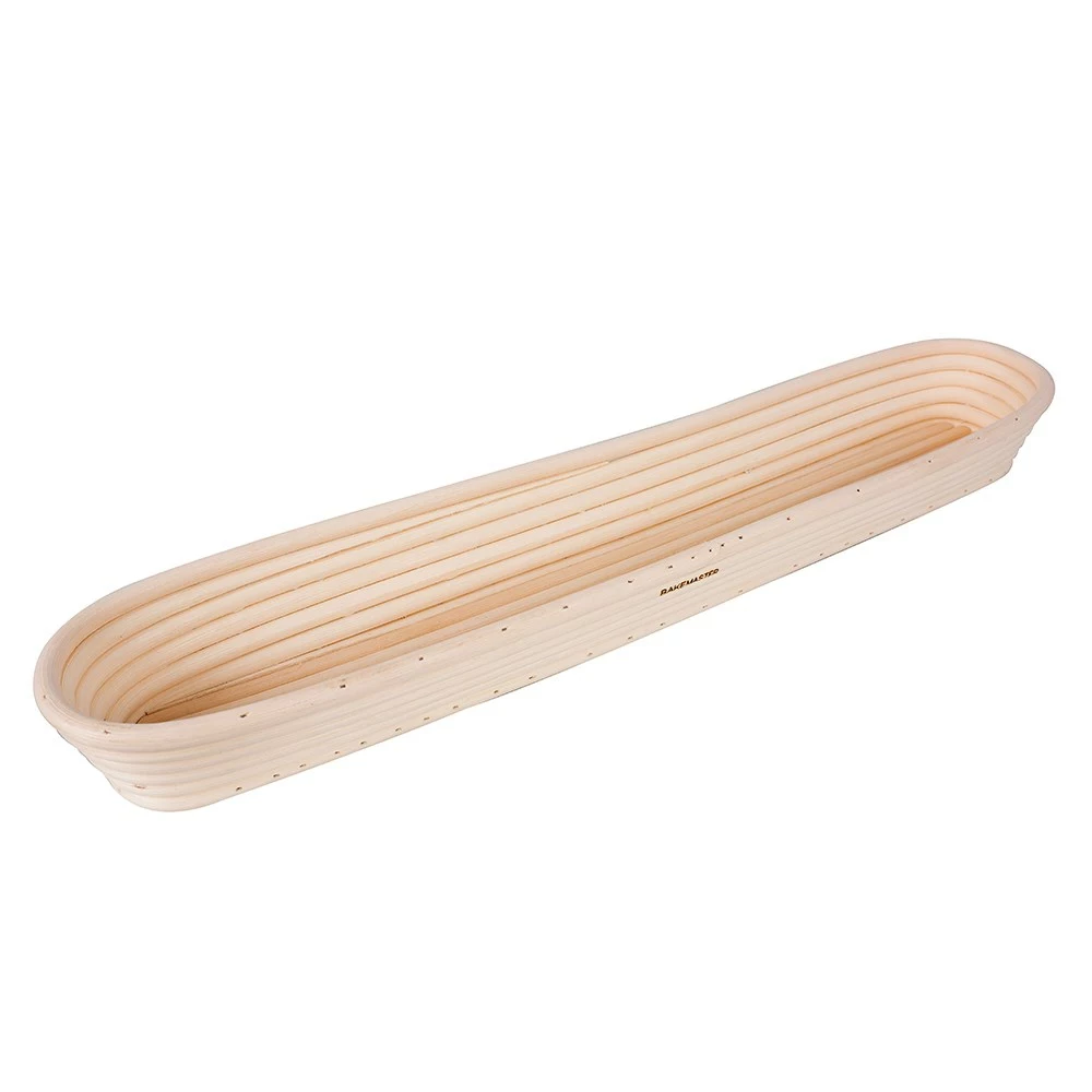 Bakemaster Baguette Rattan Proving Basket 44 X 9cm 3 Bakemaster Baguette Rattan Proving Basket 44 X 9cm