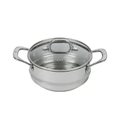 Swiss Diamond Premium Steel Universal Step Steamer With Lid 9 Swiss Diamond Premium Steel Universal Step Steamer With Lid -Cookware Shop SMB PSL161820C 3