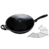 Swiss Diamond XD Classic 32 X 9.5cm 5L Wok With Glass Lid -Cookware Shop SMB XD61132C