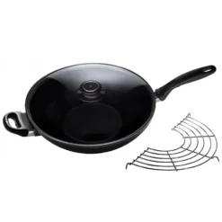 Swiss Diamond XD Classic 32 X 9.5cm 5L Wok With Glass Lid