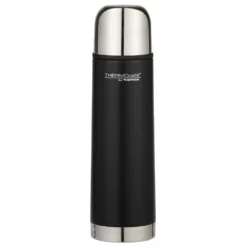 Thermos THERMOcafe Stainless Steel Slimline Flask Matte Black 500ml