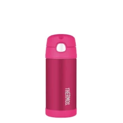 Thermos FUNtainer Stainless Steel 355ml Vacuum Insulated Water Bottle Pink