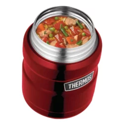 Thermos Stainless King Stainless Steel 470ml Vacuum Insulated Food Jar Red -Cookware Shop THE SK3000RAUS 3