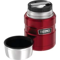 Thermos Stainless King Stainless Steel 470ml Vacuum Insulated Food Jar Red -Cookware Shop THE SK3000RAUS 4