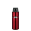 Thermos Stainless King Stainless Steel 710ml Vacuum Insulated Bottle With Flip Lid Red