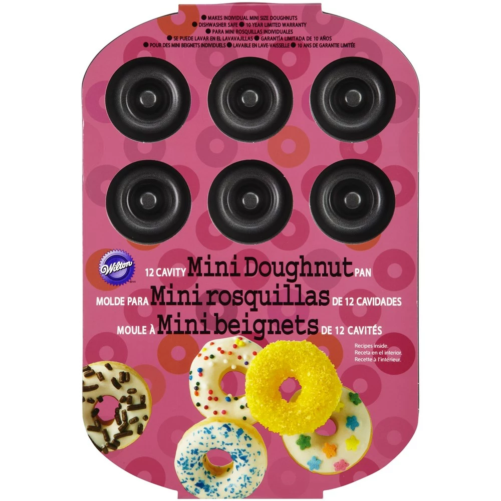 Wilton 12 Cavity Mini Donut Pan 4 Wilton 12 Cavity Mini Donut Pan - Image 2