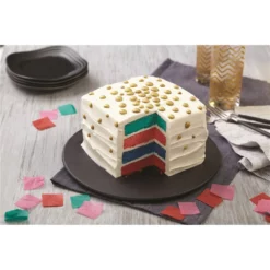 Wilton 4pc Square Easy Layer Pan 6inch -Cookware Shop ZOR W21055748 3