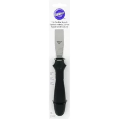 Wilton 9in Straight Black Spatula