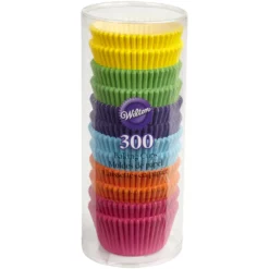 Wilton Baking Cups - Rainbow Brights 300 Pack -Cookware Shop ZOR W4152179 2