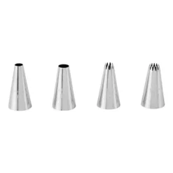 Wilton Stainless Steel 4 Piece Large Piping Tip Set