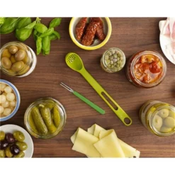 Joseph Joseph Green Scoop & Pick 2 Piece Olive Spoon And Fork Set -Cookware Shop jos 10105 5