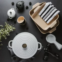 Baccarat Le Connoisseur Round French Oven With Lid White 29cm 6.3L -Cookware Shop pcp 1027445 4