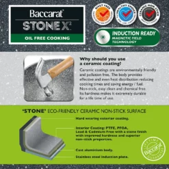 Baccarat STONEX2 6 Piece Non Stick Cookware Set -Cookware Shop stonex2 product features